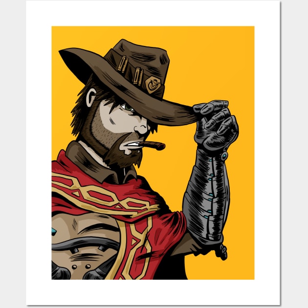 McCree Wall Art by Black Snow Comics